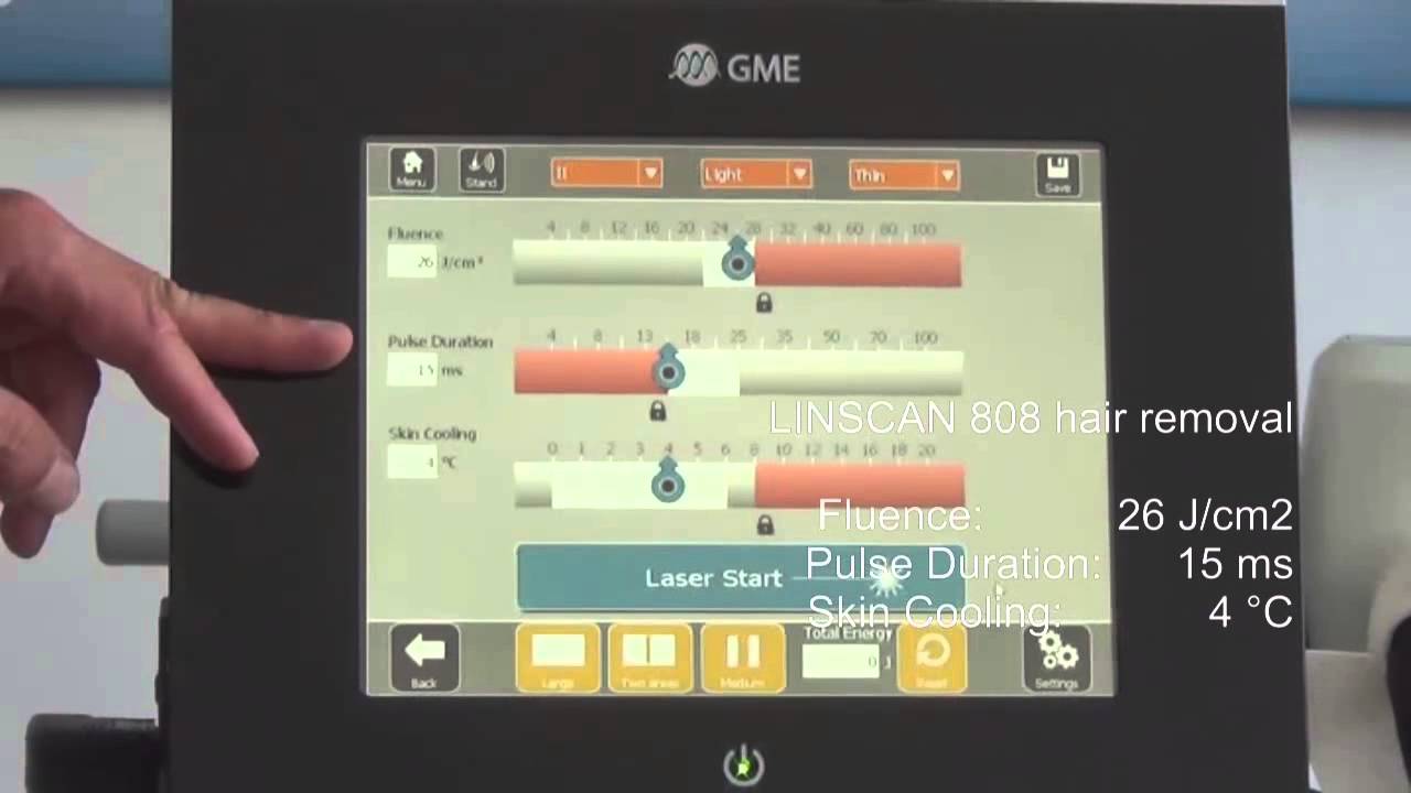GME LinScan 808 -  treatment demonstration