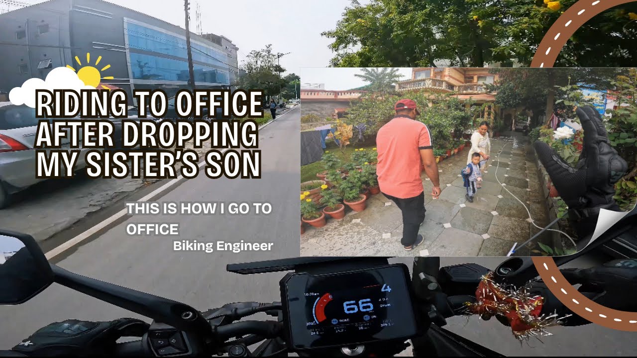 Going to Office on My Duke 390 😎 | Morning Ride Vlog | Biking Engineer