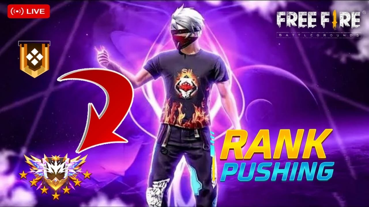 DAY 24 | FUN PUSH WITH SQUAD | FREE FIRE RANK PUSH | NATTY LIVE
