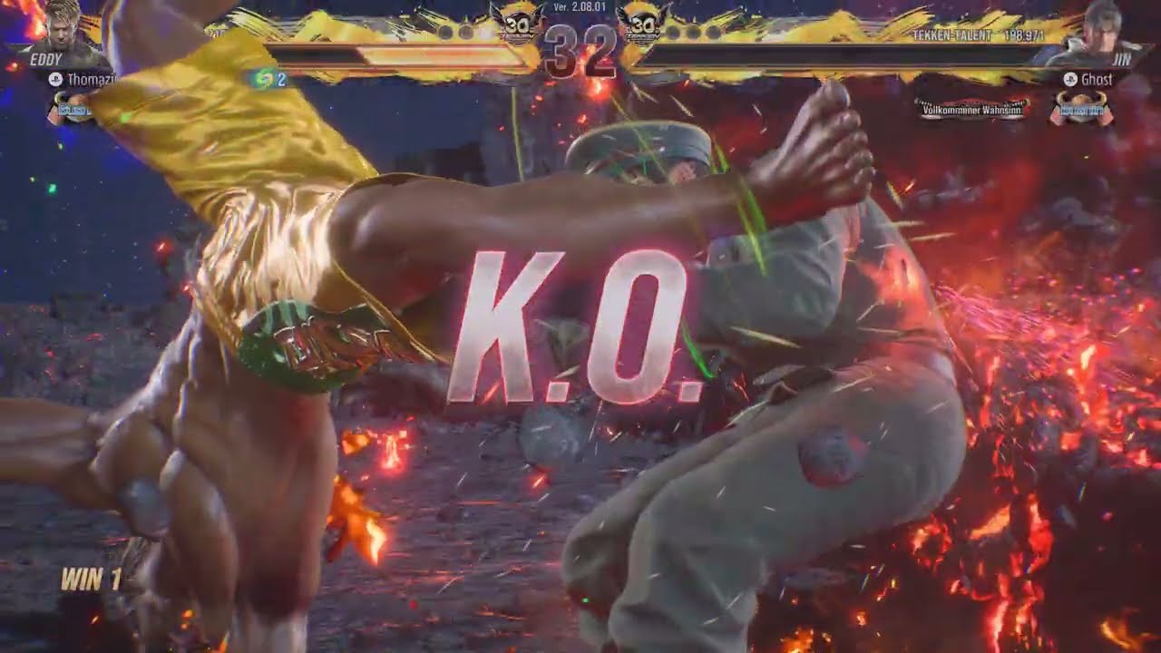 TEKKEN 8 | Eddy Gordo vs Jin Kazama 4K