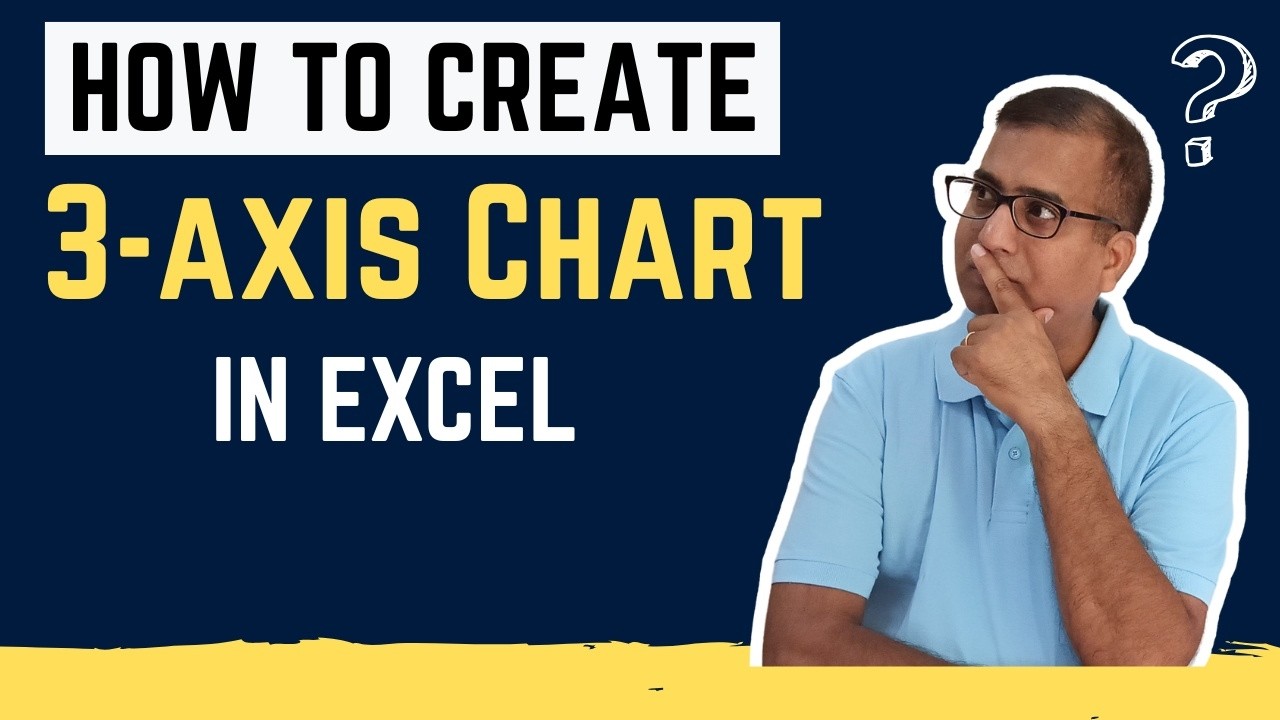 Как создать многоосевую диаграмму в Excel | Как сделать диаграмму с 3 осями в Excel
