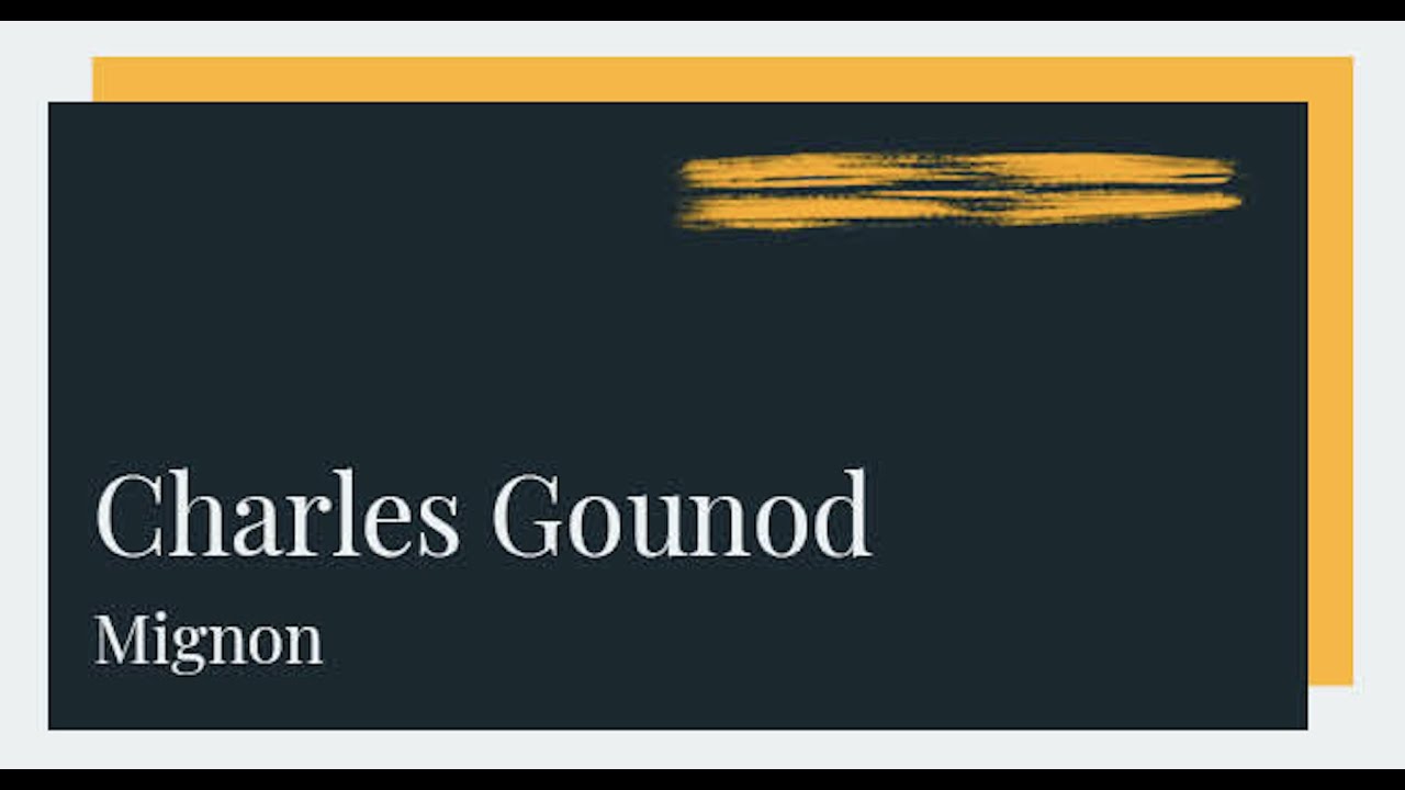 Ch. Gounod: Mignon // figure humaine kammerchor
