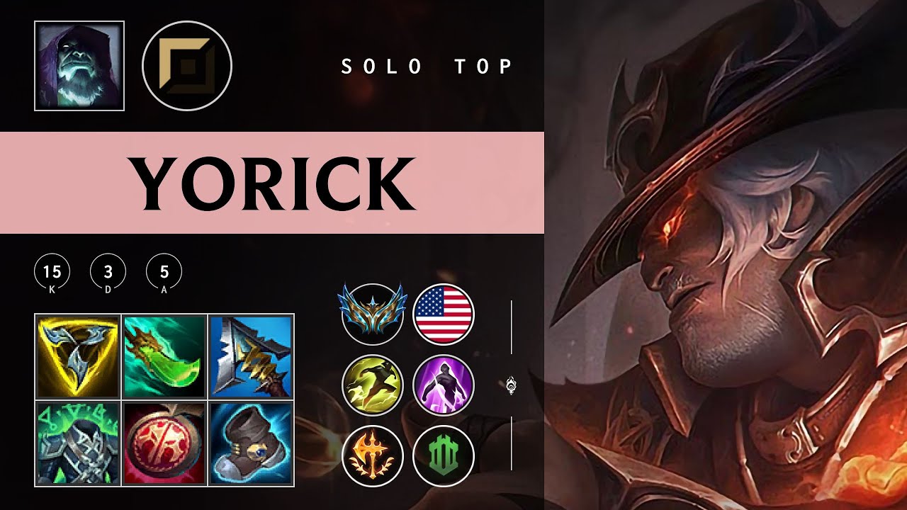 Yorick Top vs Gwen - NA Challenger Patch 25.24