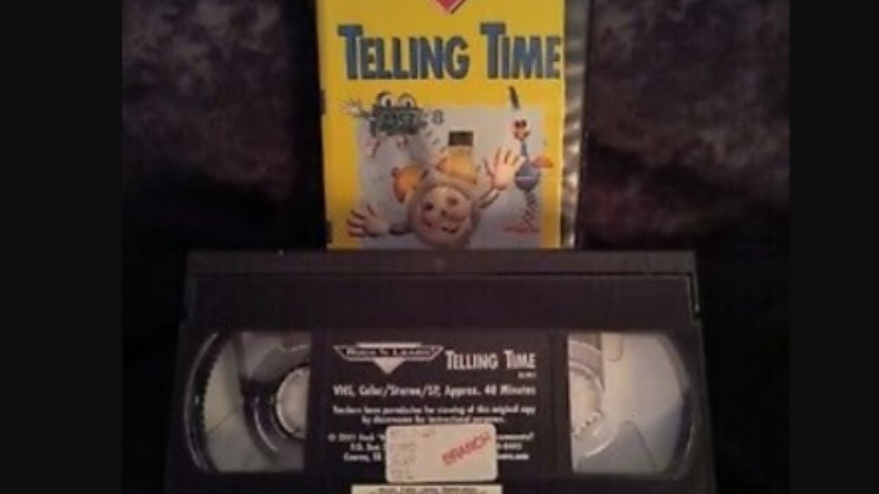 Rock N Learn Telling time vhs 2001