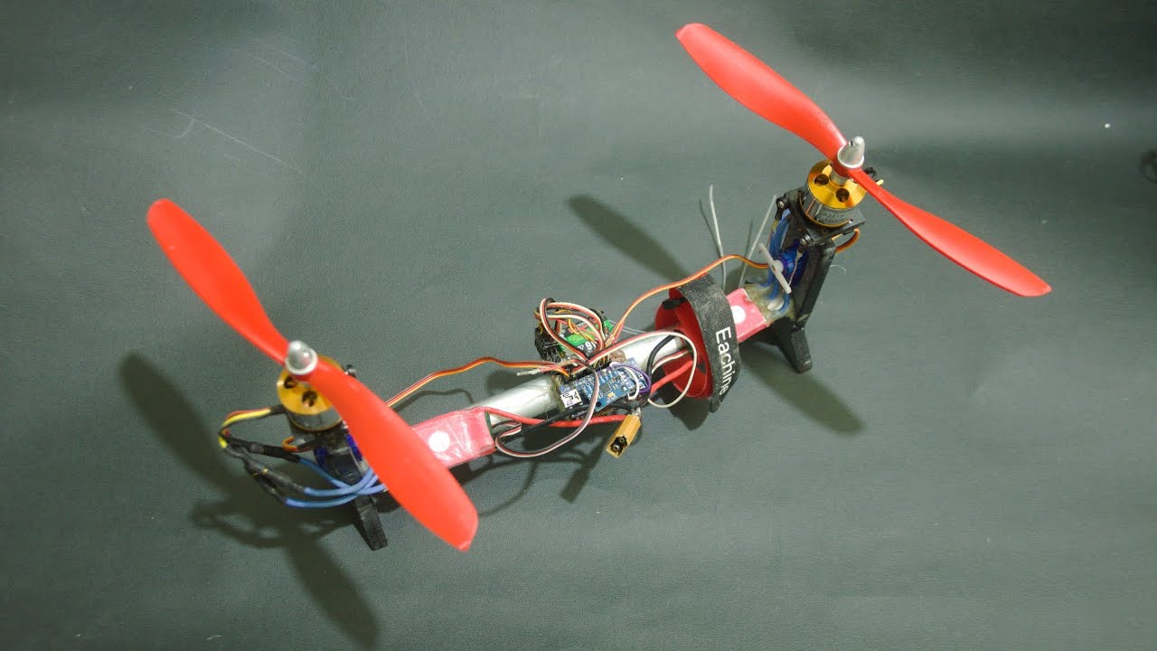 Cara membuat rc drone bi copter