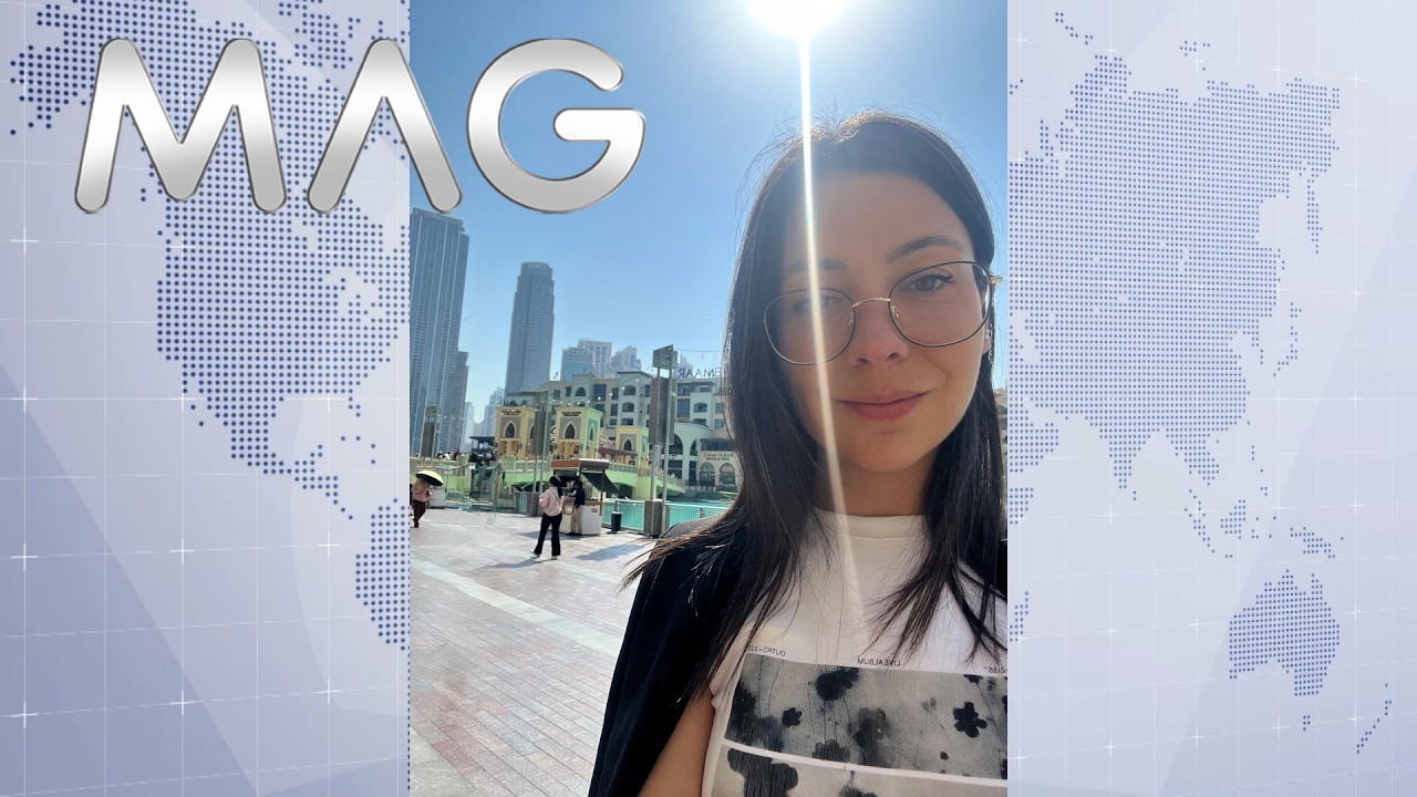 Obrenovčanka Simona Jovanović za RTV MAG iz Dubaija