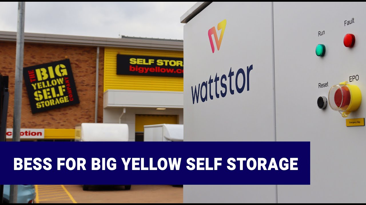 Scaling up battery storage for Big Yellow Self Storage