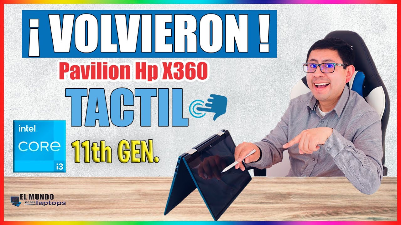 Laptop HP Pavilion X360 14-DY0005LA Unboxing 11th Gen Review