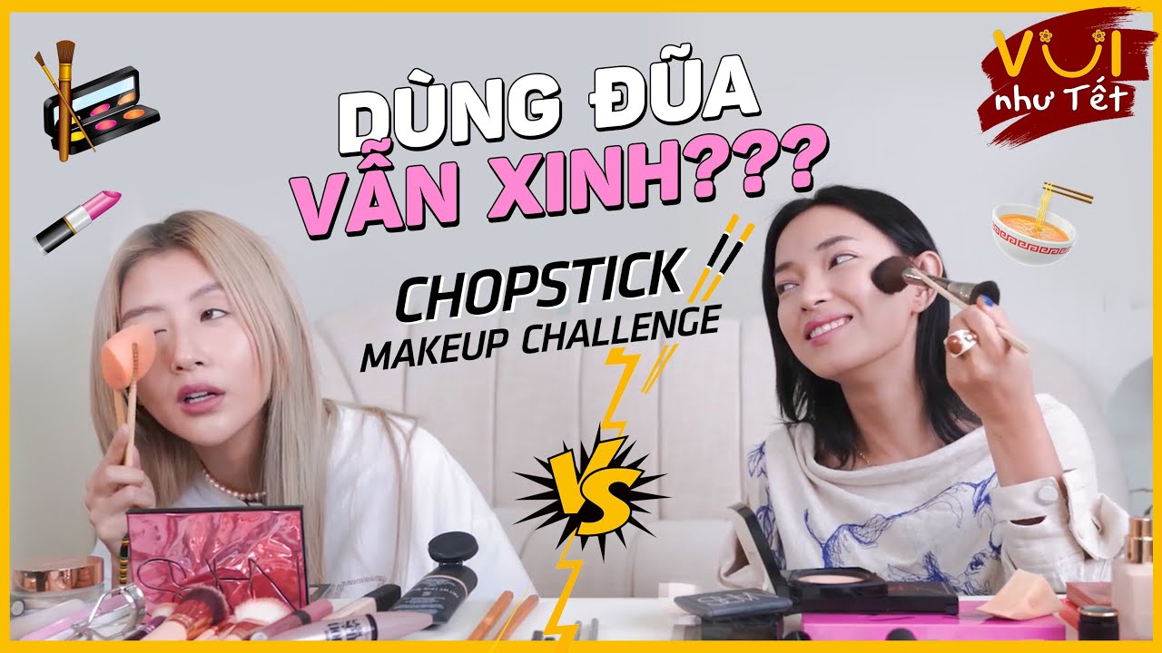 Rủ Quỳnh Anh Shyn MAKEUP BẰNG ĐŨA v&agrave; n&oacute;i hết b&iacute; mật t&igrave;nh trường!!! | Vui Như Tết series