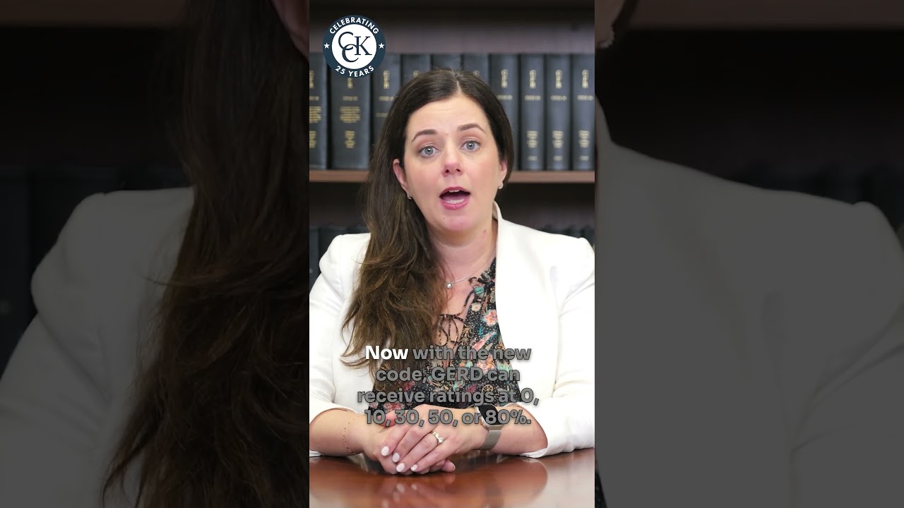 VA Updates GERD Ratings  New Code Explained