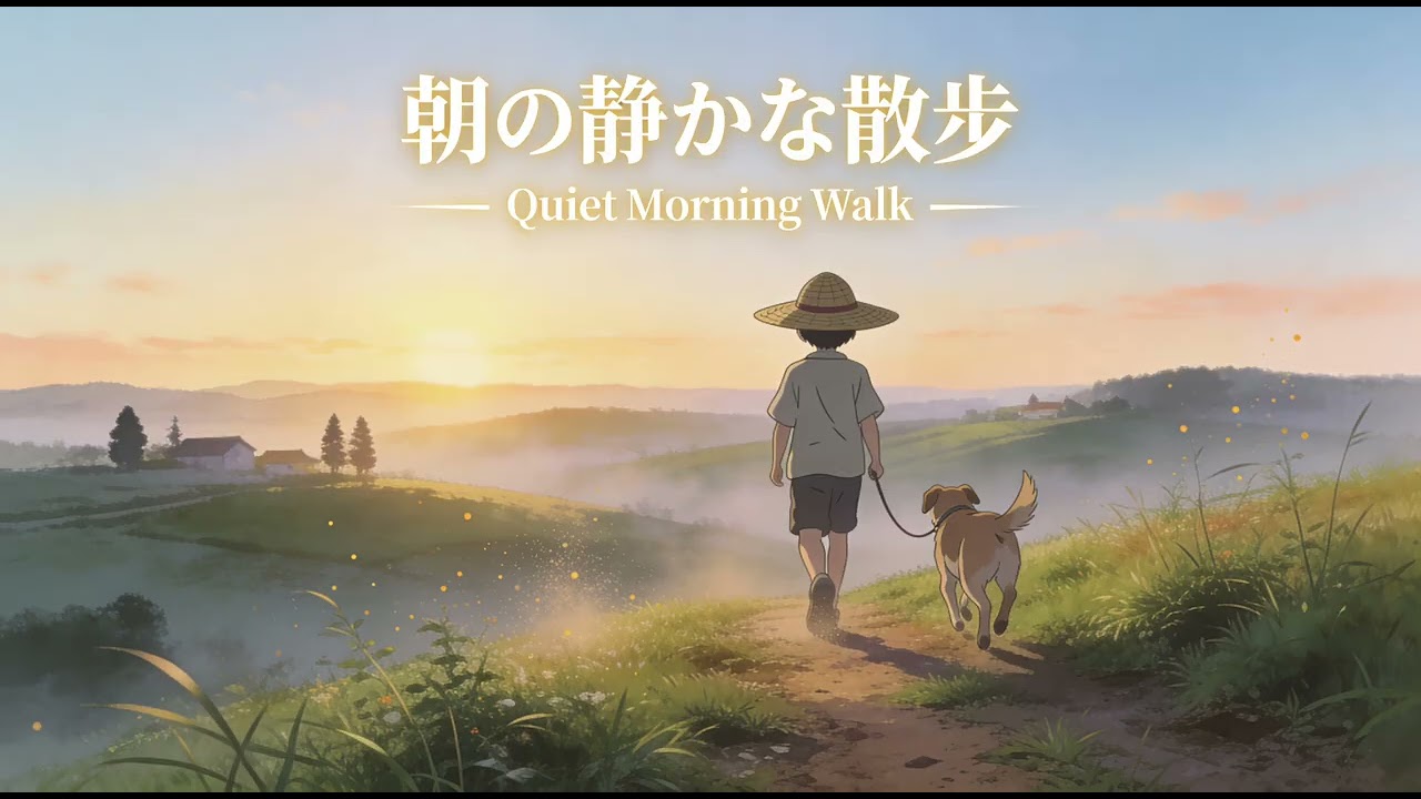 Quiet Morning Walk ☀️ Peaceful Ghibli Piano Music for Focus, Calm & Gentle Start