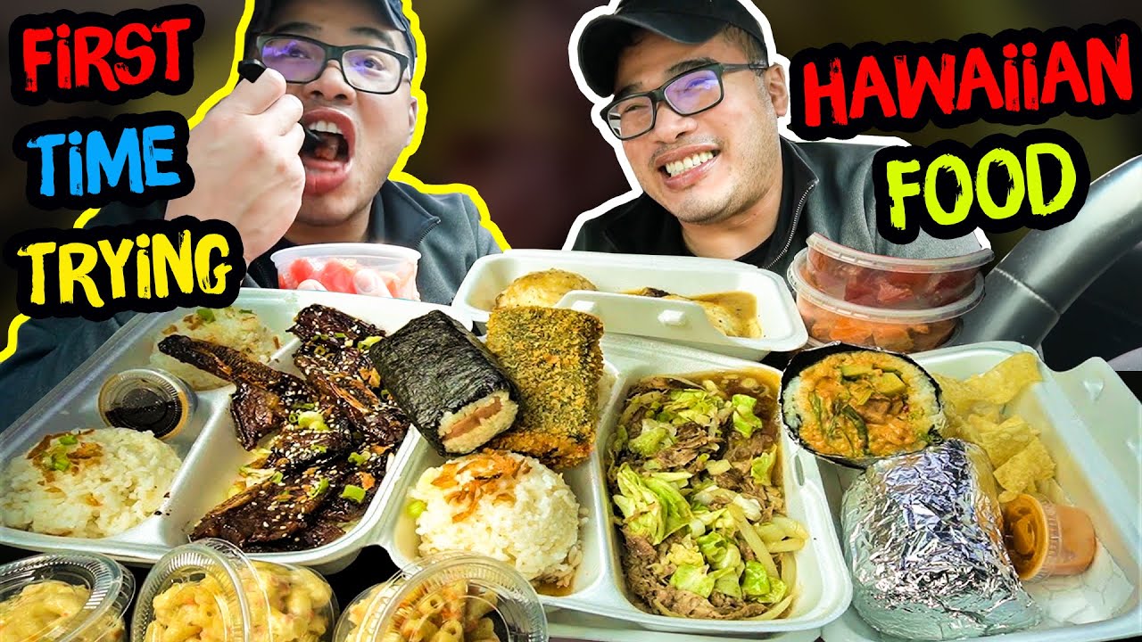 My First Time Trying HAWAIIAN FOOD