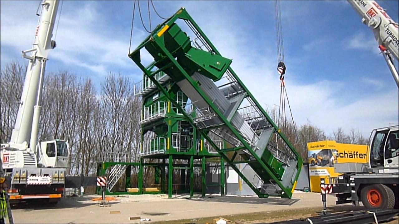 AMOMATIC 160 CM ASPHALT PLANT INSTALLATION AT BAUMA 2016