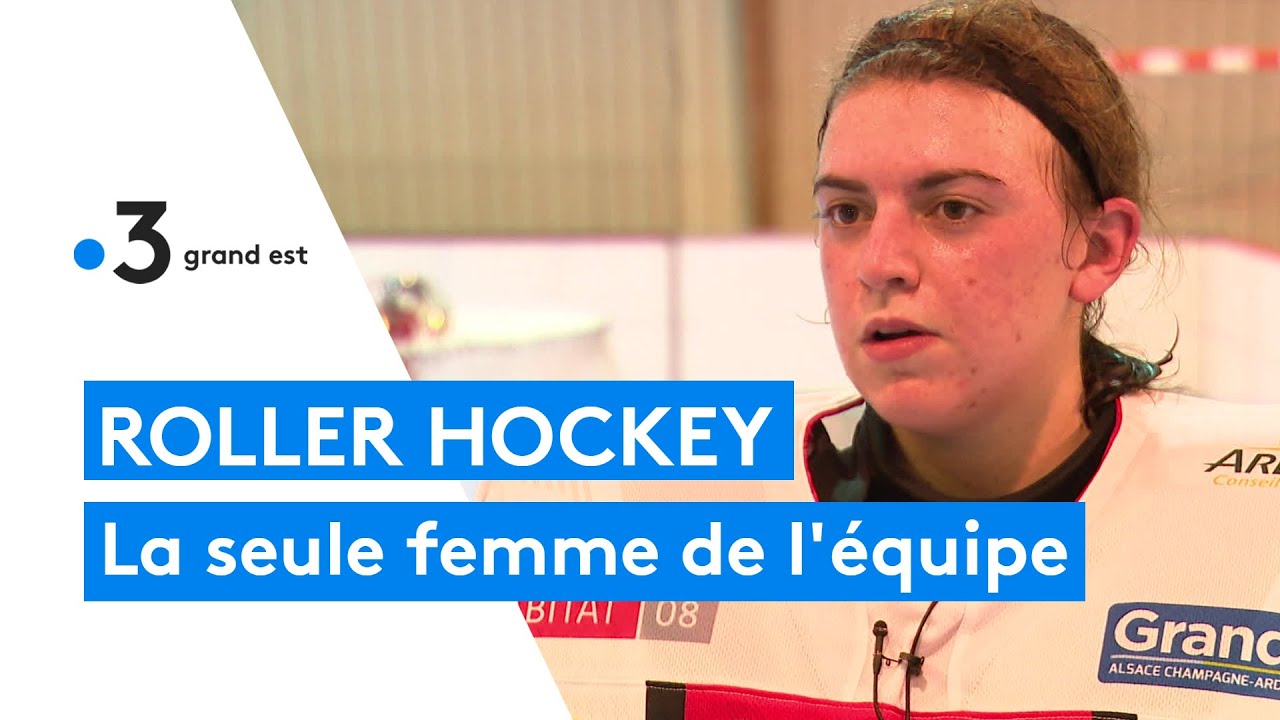 Rencontre avec Léa Dablainville, la seule femme de l'équipe de roller hockey de Rethel