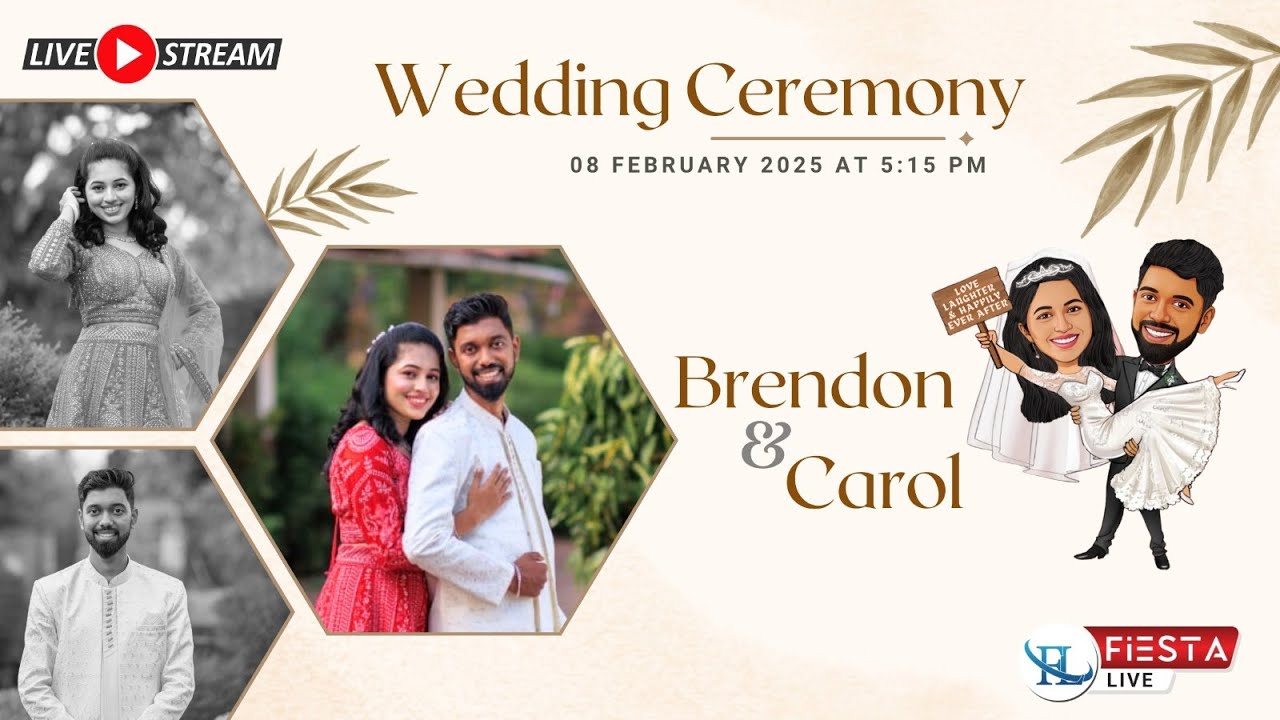 Wedding Ceremony Of BRENDON & CAROL | Live From Paladka