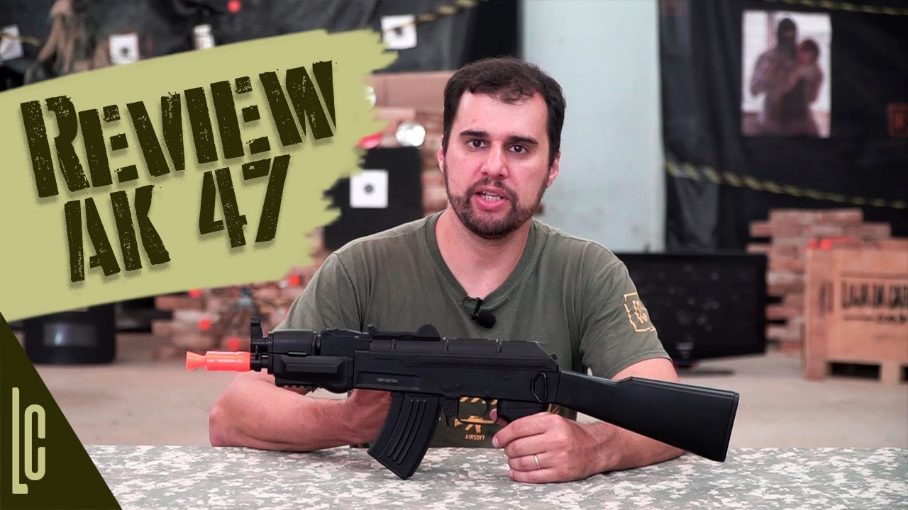 Testando o Rifle Airsoft AK 47 Cyma Beta Spetsnaz CM521 - LojaDaCarabina