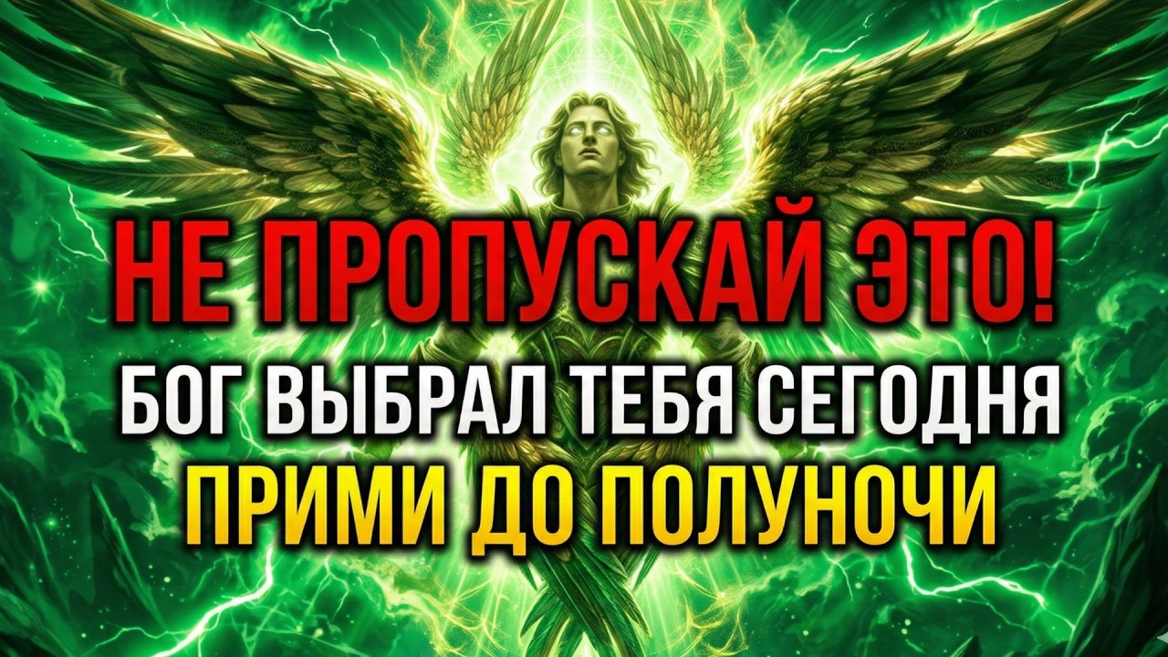 🔴 СМОТРИ ЗА 60 СЕКУНД — АРХАНГЕЛ МИХАИЛ ГОВОРИТ: НЕ ПРОПУСКАЙ ЭТО! БОГ ВЫБРАЛ ТЕБЯ СЕГОДНЯ. ЕСЛИ ТЫ.