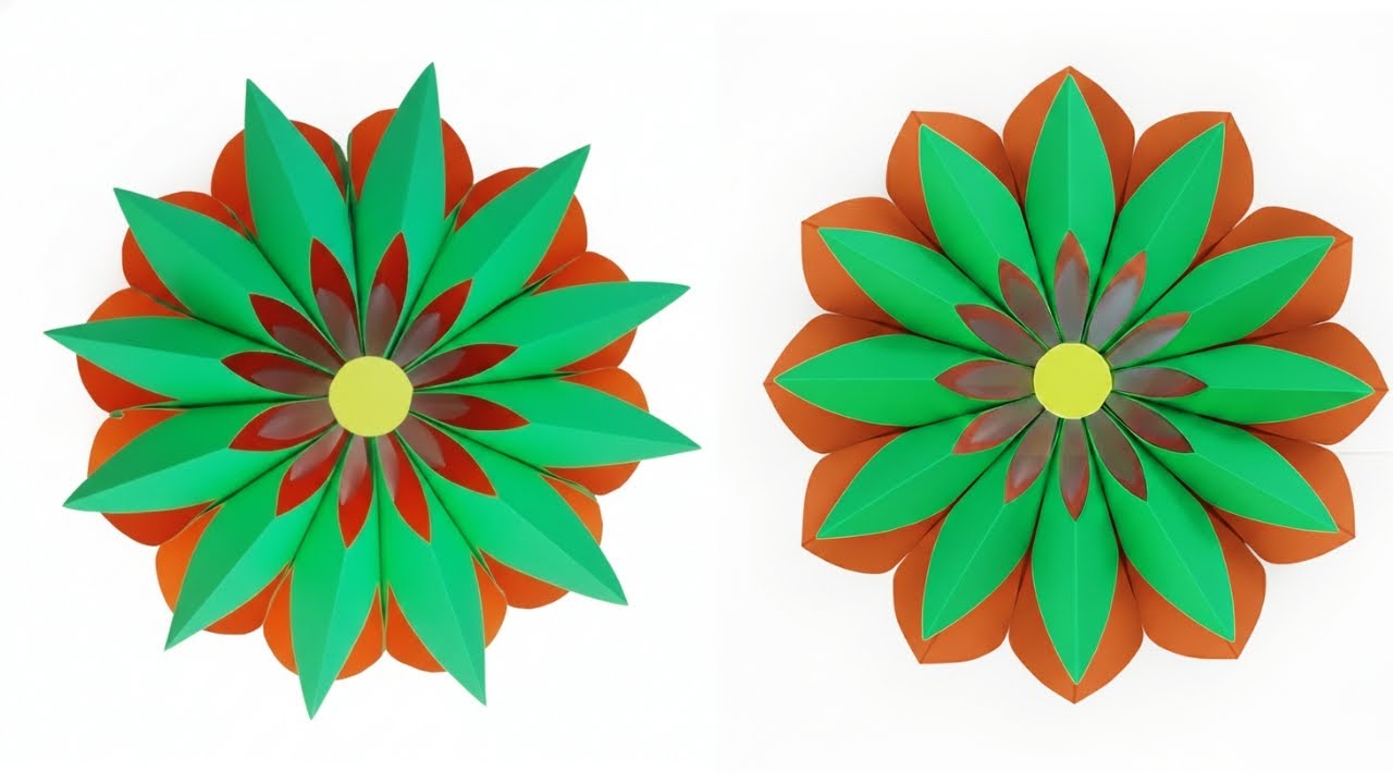 AMAZING DIY 3D HOME DECOR#snowflakes#wintercrafts#holidaycraft#paperartandcraft#paperflower 