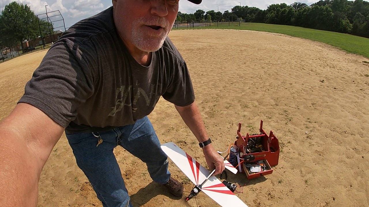 My first time flying control line