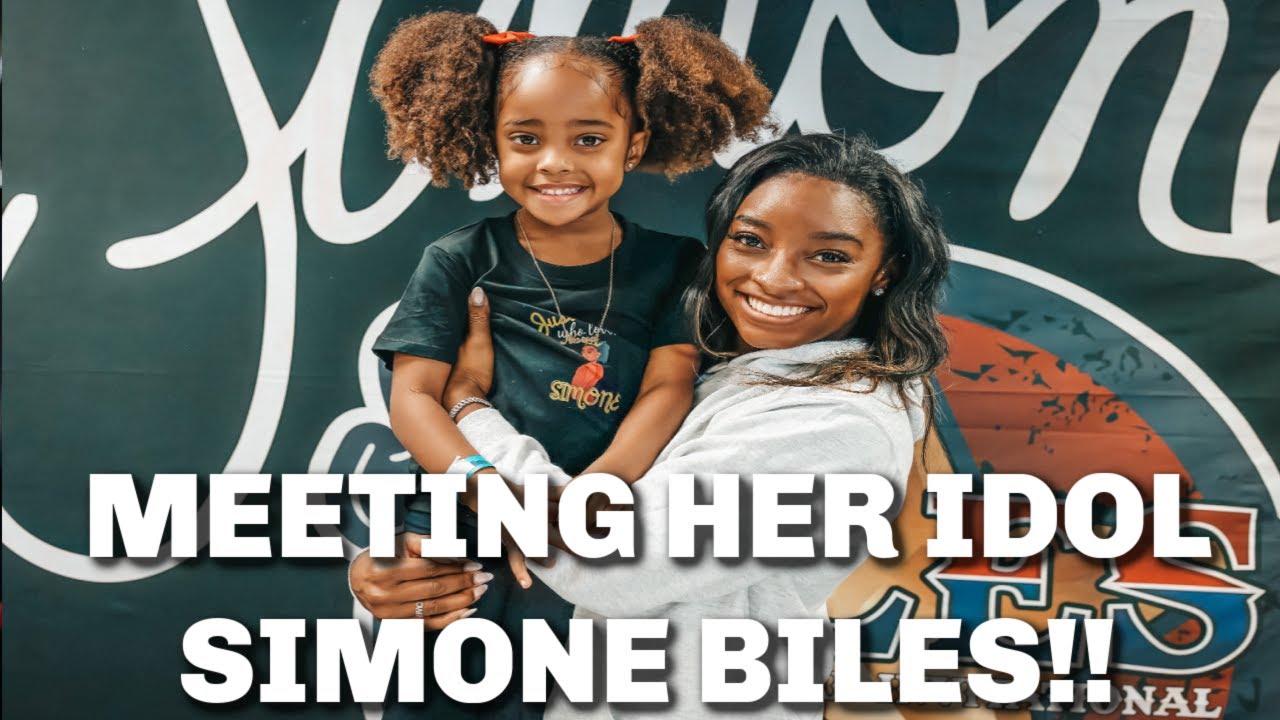 MEETING HER IDOL SIMONE BILES!!