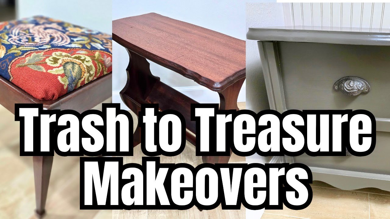3 Trash To Treasure Makeovers: Clearing Out The Hoard Episode 3
