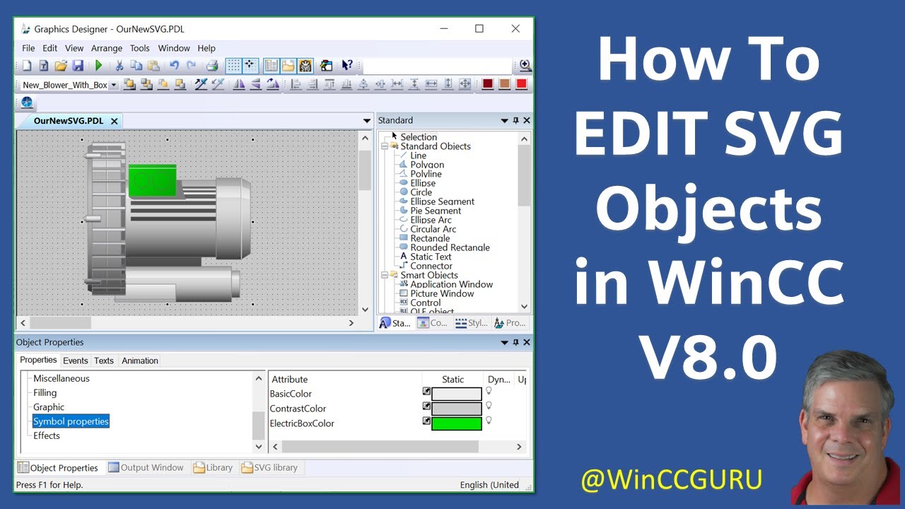 Совет 11 по WinCC V8: как редактировать объекты SVG в WinCC V8 и Unified 😎 Изучите программирован...