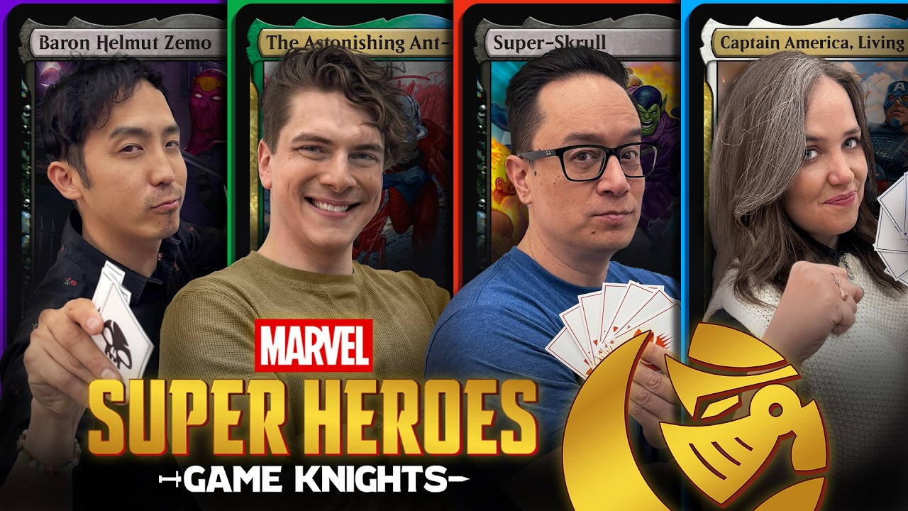 Супергерои Marvel с ZachTheBold! | Game Knights 86