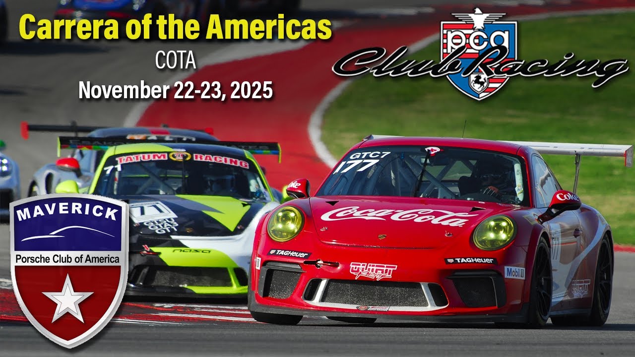 PCA Club Racing @ Circuit of the Americas - Saturday Coverage LIVE