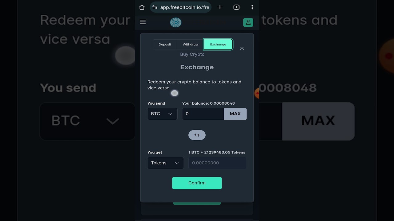 COMO TROCAR TOKENS POR BITCOIN (#shorts)