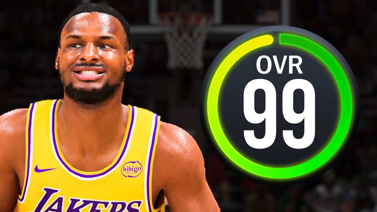 I Gave Bronny James 99 Potential on NBA2K25