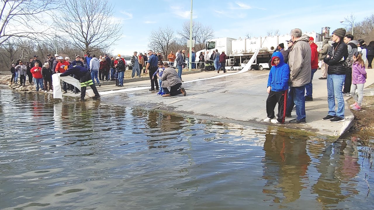 Wyandotte County Lake Gets Stocked with Rainbow Trout. EP 232