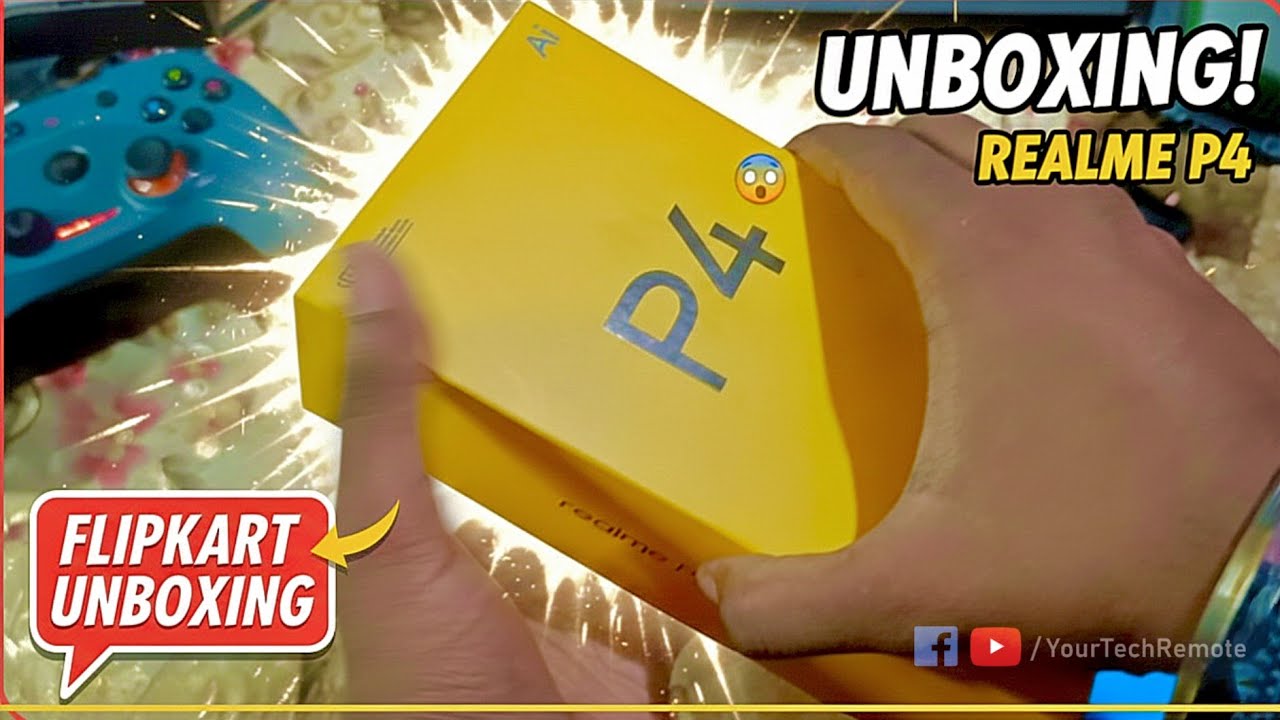 Realme P4 5G Unboxing 🔥 8GB RAM 128GB | Dimensity 7400 | 7000mAh Battery | Flipkart