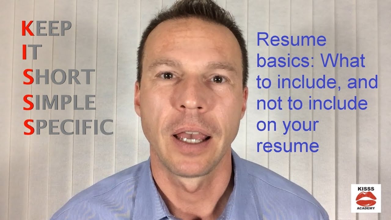 What to include, and not include on your resume