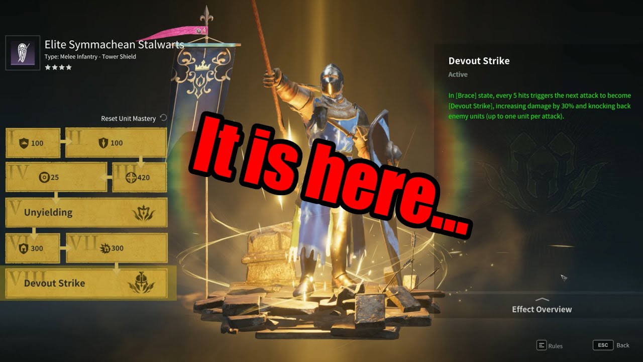 Symmachean Stalwarts Full Mastery | Unit Overview & Testing | Conqueror's Blade