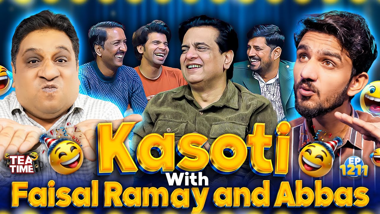 Kasoti with Faisal Ramay and Abbas 😄 | Sajjad Jani Tea Time Ep 1211