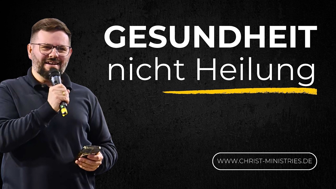 Heilung für den Körper ist NICHT das Ziel, sondern Gesundheit - Bernardo Schmitt