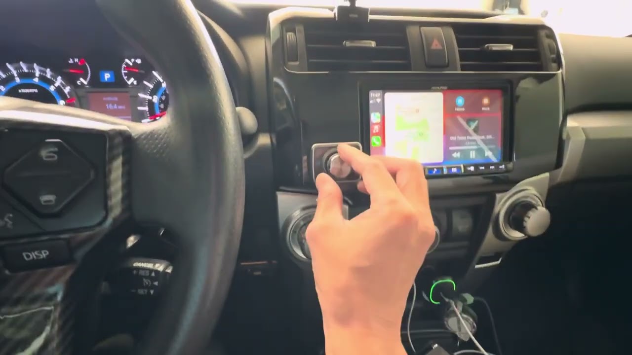 Alpine RUX-H02 Wireless Knob Bluetooth For Volume And Bass #alpine #4runner