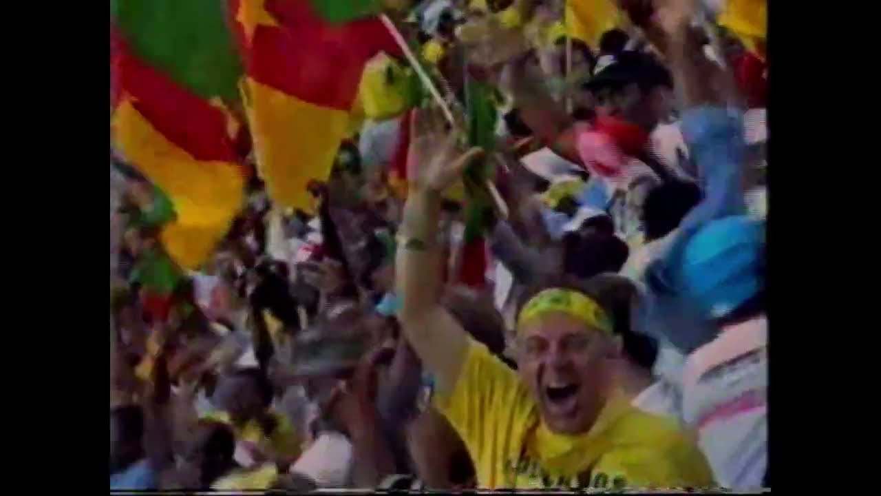 CAMARÕES 1X0 ARGENTINA ABERTURA COPA 90 GLOBO