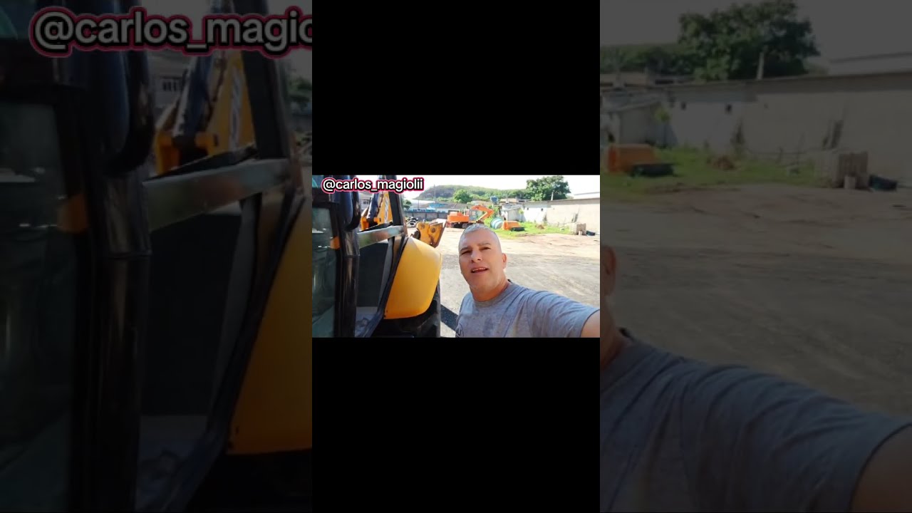 Falando sobre folga na alavanca de marcha da retro escavadeira jcb 3c Explicações. #jcb #kwai #dica 