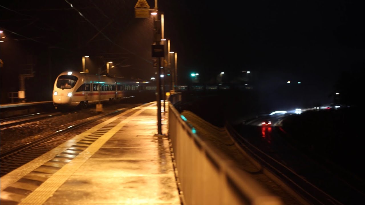 Abschiedsfahrt ICE T BR 415 - Durchfahrt Partenstein