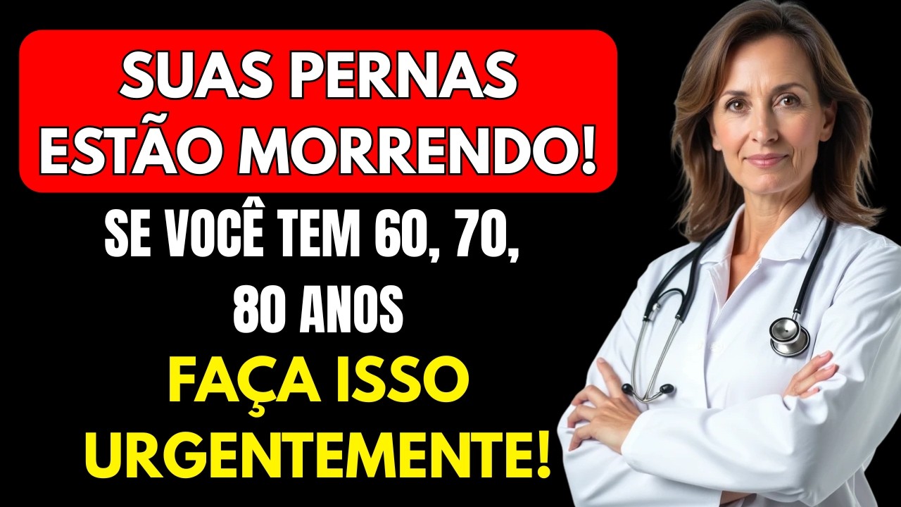 Idosos: 5 motivos pelos quais suas pernas estão ficando mais fracas APÓS os 60 |Dra. Mariana Fontes