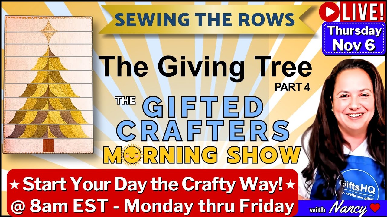 Sewing Rows For Giving Tree Quilt: Sew Kind of Wonderful QCR Mini Ruler Tutorial ☀️GCMS 