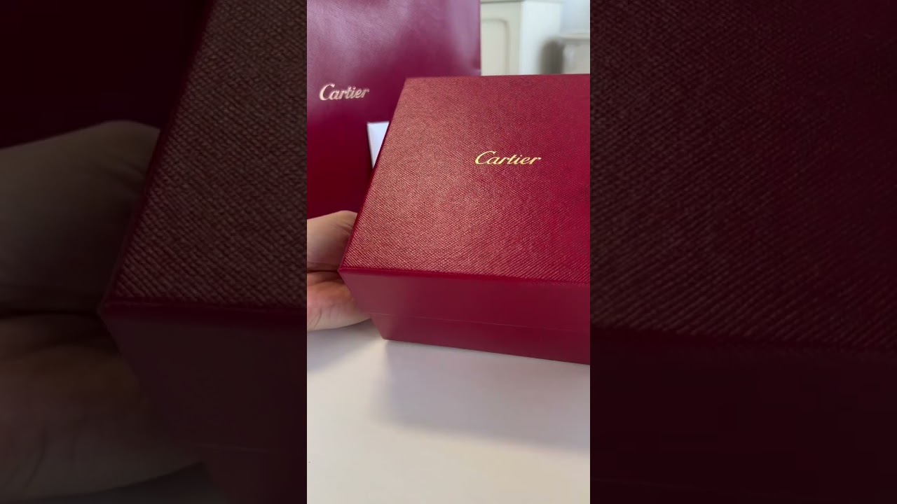 Mini Cartier D&rsquo;Amour Necklace Unboxing✨                  #cartier #cartierjusteunclou #cartierlove