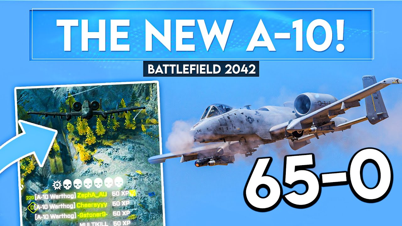 A-10 Close Air Support is INSANE in Battlefield 2042...