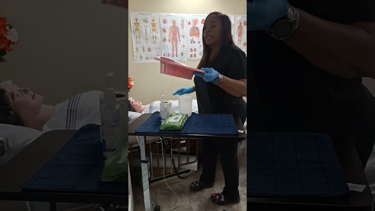 CNA Skills D&SDT- Headmaster: Assistant Patient with Bedpan, Measure and Record urine.