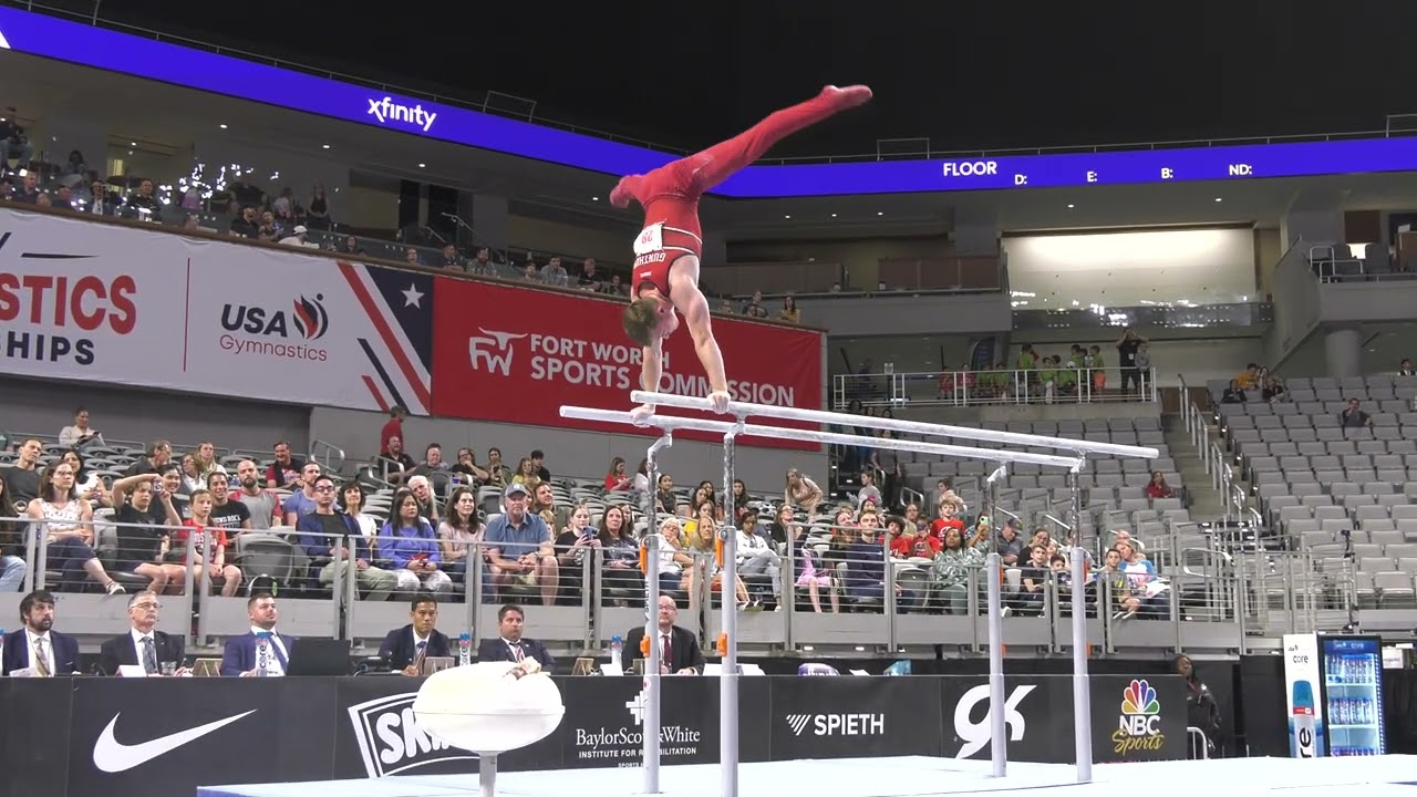 Ian Gunther  - Parallel Bars  - 2024 Xfinity U.S. Championships  - Senior Men Day 2
