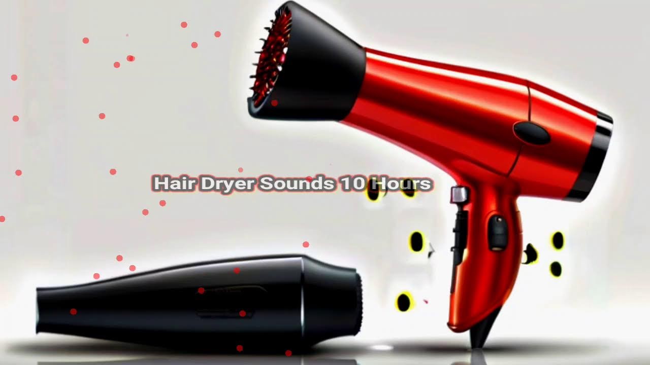 White Noise for Babies – Blow Dryer ASMR - Continuous Hair Dryer Noise