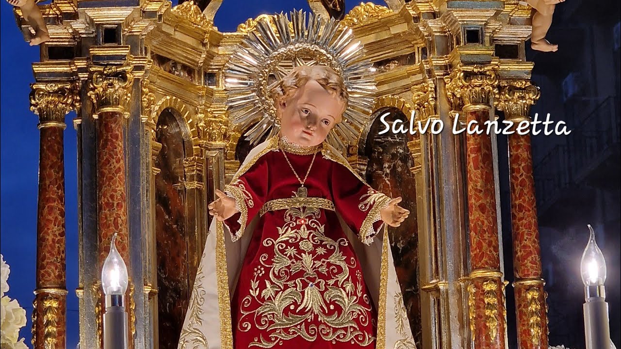 (PALERMO) - PROCESSIONE DI GESÙ BAMBINO DEI FORNAI (4K) 28/12/2023