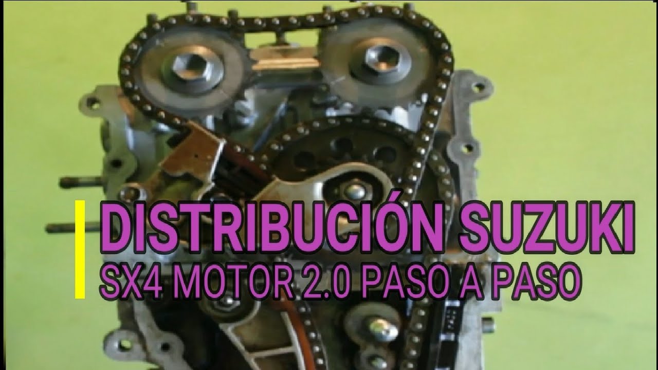INSTALACIÓN DE DISTRIBUCIÓN (MARCAS DE TIEMPO) PASO A PASO SUZUKI SX4 MOTOR 2 0