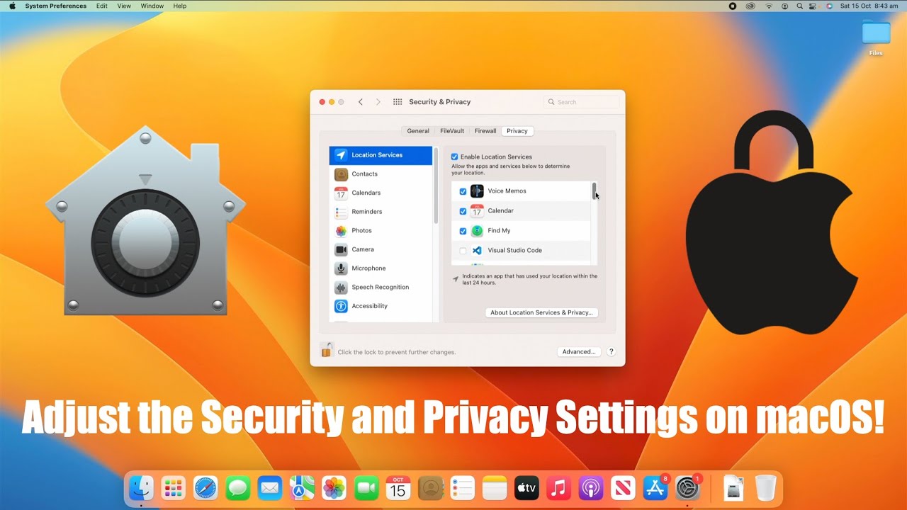 How to Adjust the Security and Privacy Settings on macOS